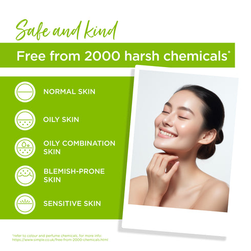 Simple Kind To Skin Refreshing Facial Wash 150ml